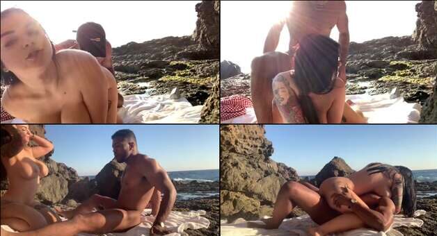 OnlyFans Payton Preslee – Public Beach Sex With Troy Francisco