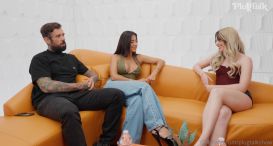 Britt Blair And Lena The Plug Threesome with Adam22