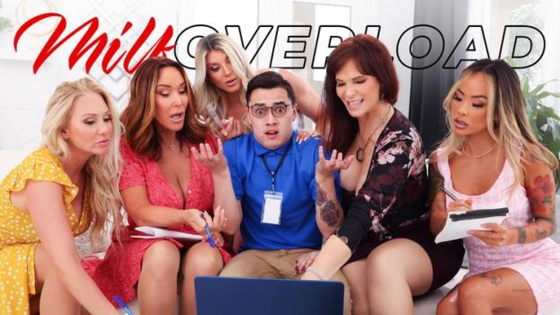 Syren D Mer, Alexis Malone & Rachel Steele – Lind Tech Help Overload